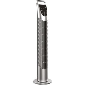 Tecnomat VENTILATORE A TORRETTA OSCILLANTE ZEPHIR 3 VELOCITA' 40W CON TELECOMANDO E TIMER