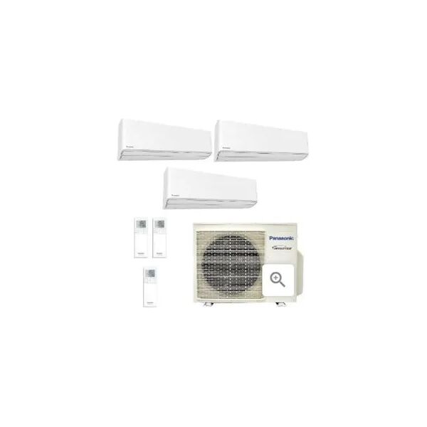 panasonic condizionatore trialsplit etherea        9000+ 9000+ 12000 btu codice prod: cs-z(2)25(35)zkew+cu-3z68tbe