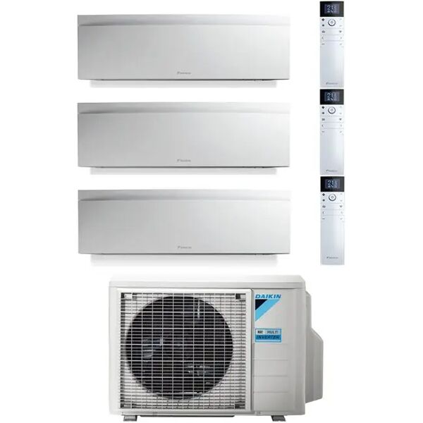 condizionatore daikin emura bianco trial split 9000+9000+9000 btu inverter r32 3mxm68 a++ wifi