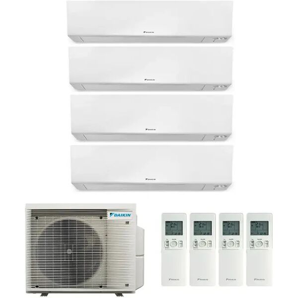 condizionatore daikin perfera quadri split 9000+9000+9000+12000 btu inverter r32 4mxm68 a+++ wifi