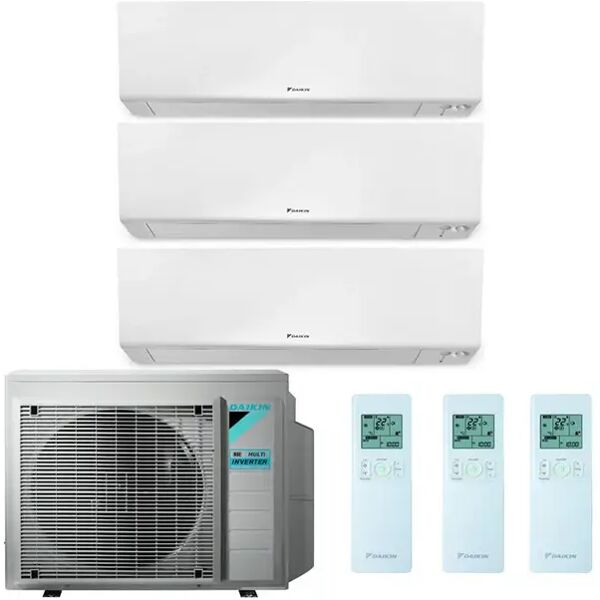 condizionatore daikin perfera trial split 7000+9000+9000 btu inverter r32 3mxm52n a+++/a++ wifi