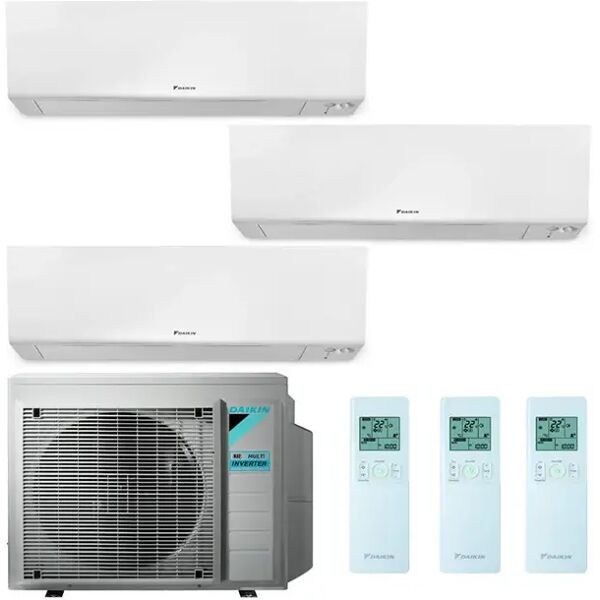 condizionatore daikin perfera trial split 9000+12000+12000 btu inverter r32 3mxm68n a++/a+ wifi