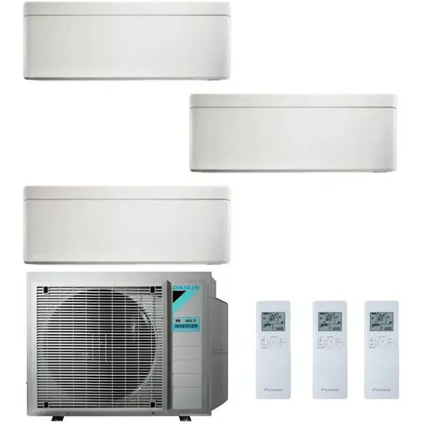 condizionatore daikin stylish bianco trial split 9000+9000+15000 btu inverter r32 3mxm68 a++ wifi