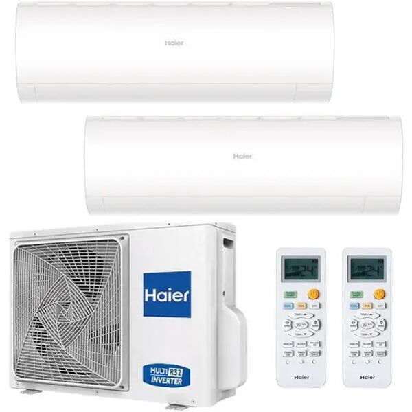 condizionatore haier pearl dual split 12000+12000 btu inverter r32 2u50s2sm1fa a++ wifi