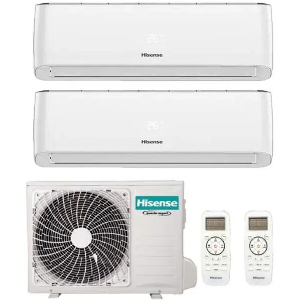 condizionatore hisense energy pro dual split 12000+12000 btu inverter r32 2amw52u4rxc a++ wifi