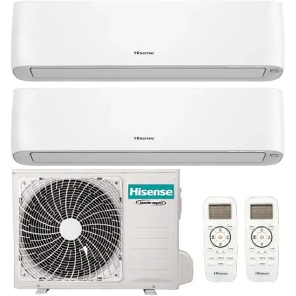 condizionatore hisense energy pro plus dual split 12000+12000 btu inverter r32 2amw52u4rxc a++ wifi