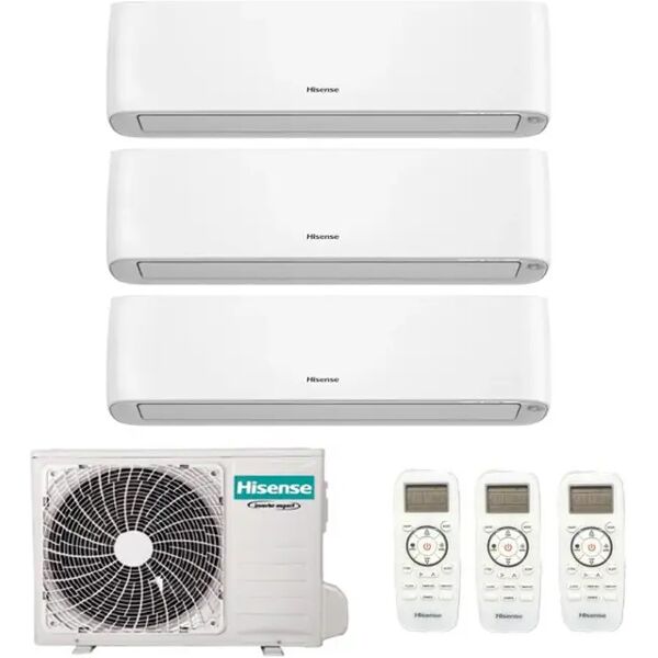 condizionatore hisense energy pro plus trial split 9000+9000+12000 btu inverter r32 3amw52u4rja a++ wifi