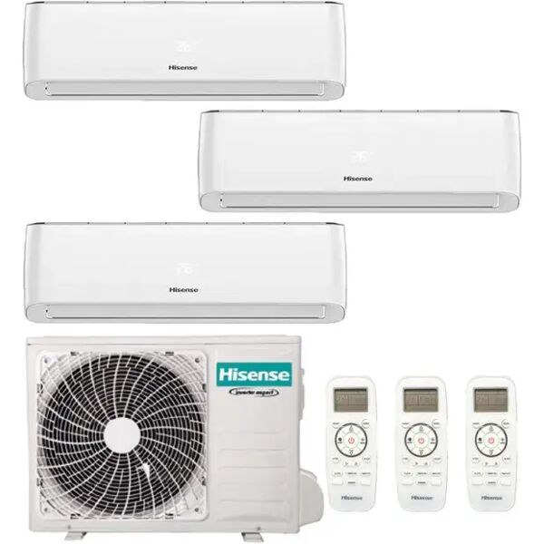 condizionatore hisense energy pro trial split 9000+9000+9000 btu inverter r32 3amw72u4rfa a++ wifi