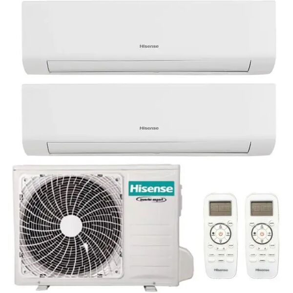 condizionatore hisense energy ultra dual split 9000+9000 btu inverter r32 2amw52u4rxc a++ wifi