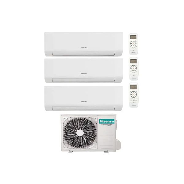 condizionatore hisense energy ultra trial split 9000+9000+9000 btu inverter r32 3amw72u4rja a++ wifi