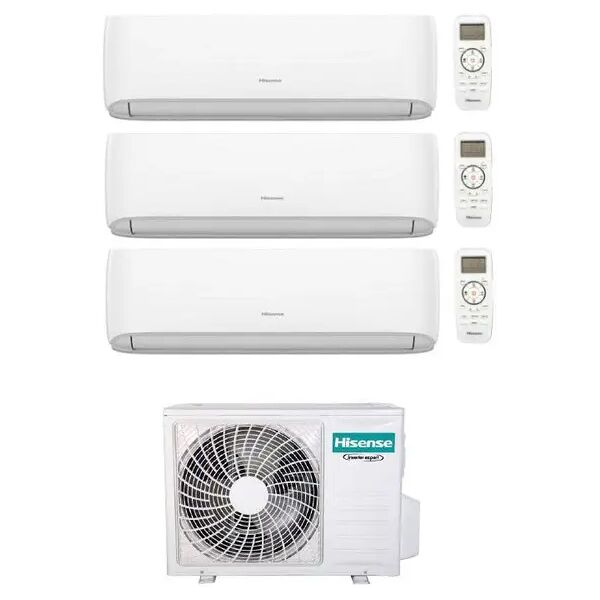 condizionatore hisense hi-comfort trial split 7000+7000+9000 btu inverter r32 3amw52u4rja a++/a+ wifi