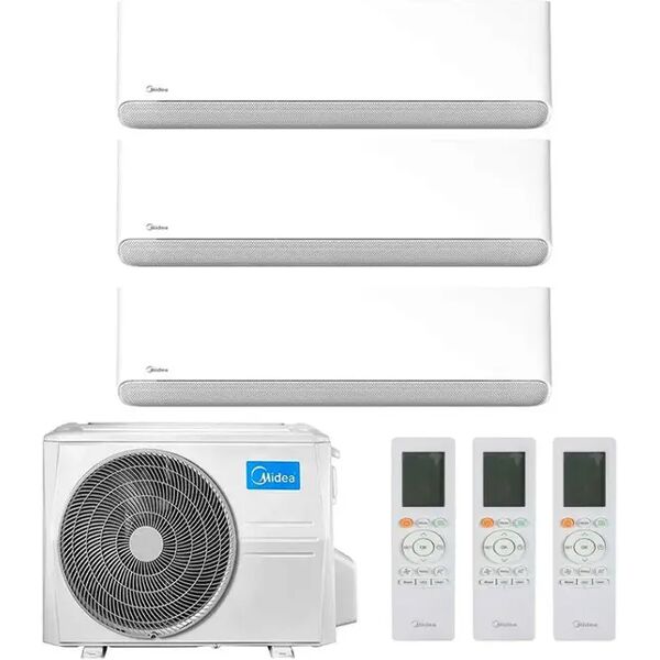 condizionatore midea breezeless e trial split 9000+9000+12000 btu inverter r32 m3og-21hfn8-q a++ wifi