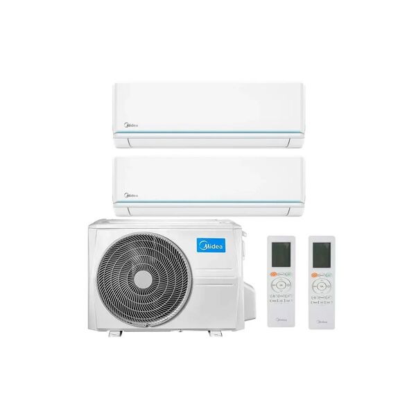 condizionatore midea evolution dual split 9000+9000 btu inverter r32 m2oh-14hfn8-q a++ wifi