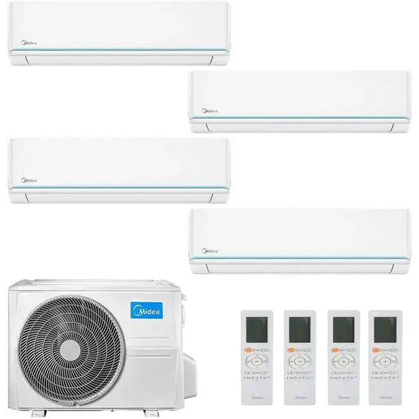 condizionatore midea evolution quadri split 9000+9000+12000+12000 btu inverter r32 m4ob-36hfn8-q a++