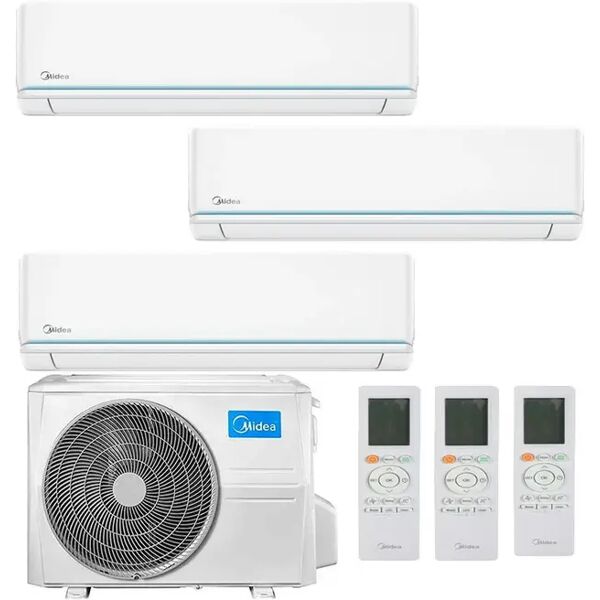 condizionatore midea evolution trial split 12000+12000+12000 btu inverter r32 m3oa-27hfn8-q a++