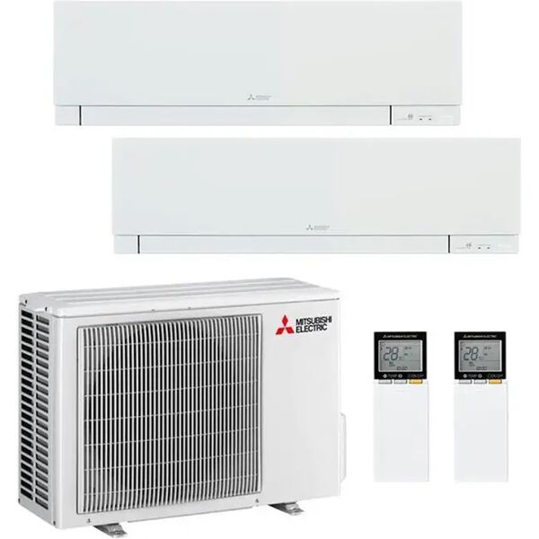 condizionatore mitsubishi kirigamine zen dual split 7000+18000 btu inverter r32 mxz-2f53vf a+++ wifi