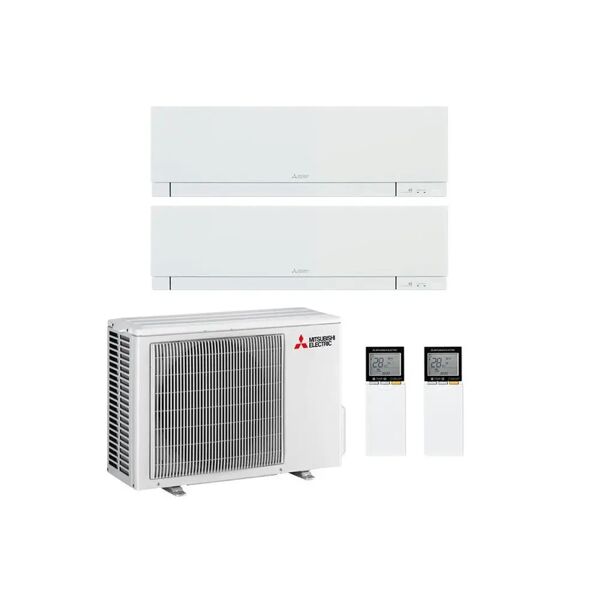 condizionatore mitsubishi kirigamine zen dual split 7000+7000 btu inverter r32 mxz-2f42vf a+++ wifi