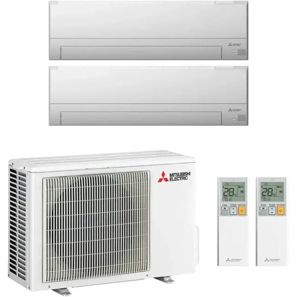 condizionatore mitsubishi msz-bt dual split 7000+12000 btu inverter r32 mxz-2f42vf a+++ wifi