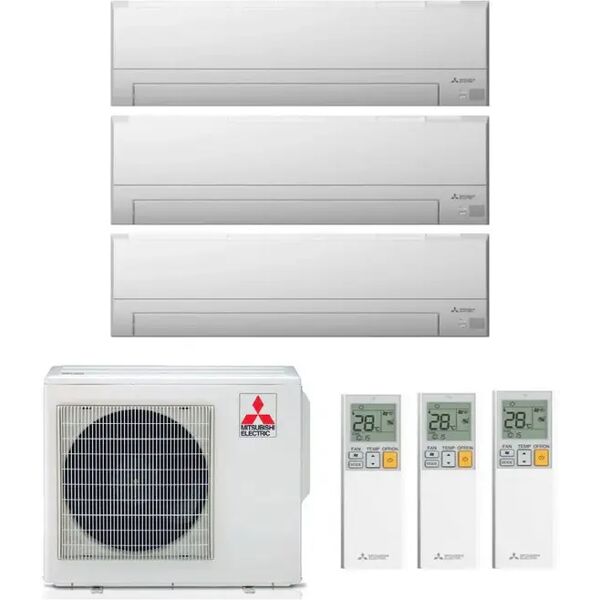 condizionatore mitsubishi msz-bt trial split 7000+12000+12000 btu inverter r32 mxz-3f54vf a+++ wifi