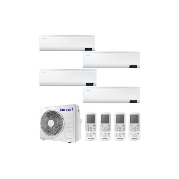 condizionatore samsung cebu quadri split 7000+7000+9000+12000 btu inverter r32 aj080 a++/a+ wifi