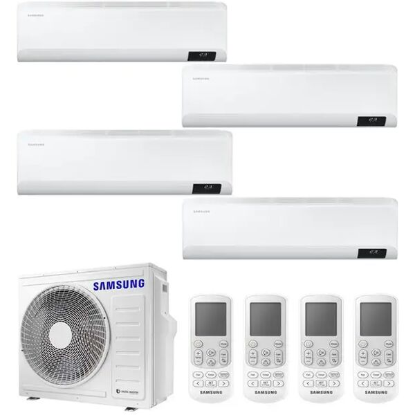 condizionatore samsung cebu quadri split 7000+9000+12000+12000 btu inverter r32 aj080 a++/a+ wifi