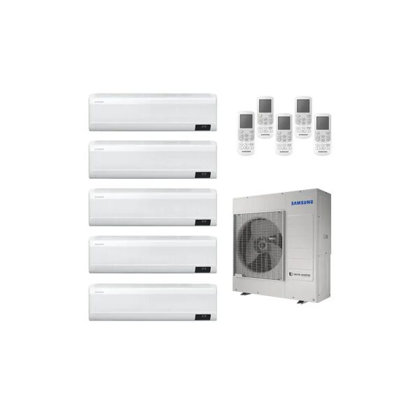 condizionatore samsung windfree avant penta split 7000+7000+7000+7000+24000 btu inverter r32 aj100 a++/a+ wifi