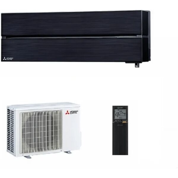 climatizzatore/condizionatore mitsubishi electric monosplit parete kirigamine style black e 12000 btu msz-ln35vgb