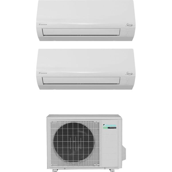 daikin atxf25a + atxf35a + 2amxf40a climatizzatore dual split inverter 9000 + 12000 btu condizionatore con pompa di calore classe a++/a++ gas r32 (unità interna + unità esterna) - atxf25a + atxf35a + 2amxf40a siesta