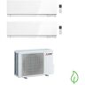 Mitsubishi Kirigamine Zen Condizionatore Dualsplit 9000 12000 Btu Bianco Wifi Codice Prod: Msz-Ef[25][35]Vgkw Mxz-2f42vf3