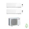 Mitsubishi Kirigamine Zen Condizionatore Dualsplit 9000 9000 Btu Bianco Wifi Codice Prod: Msz-Ef[25][25]Vgkw Mxz-2f42vf3