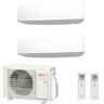 Fujitsu Dual Split KE Bianco WiFi 7+12 Btu AOYG18KBTA2 ASYG07KETF ASYG12KETF Condizionatore Parete R-32 2.0+3.5 kW Inverter