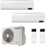 Condizionatore Samsung Windfree Elite Dual Split 9000+9000 Btu Inverter R32 Aj040 A+++/A++ Wifi