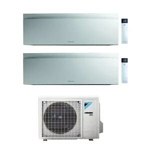 Daikin Condizionatore Dualsplit Serie Emura 9000+12000 Btu Codice Prod: Ftxj25aw+ftxj35aw+2mxm40a9