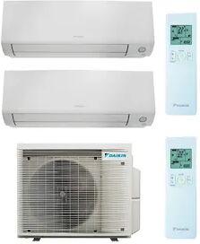 Daikin Condizionatore Dualsplit Serie Perfera 12000+15000 Btu Codice Prod: Ftxm35a+ftxm42a+2mxm50a9