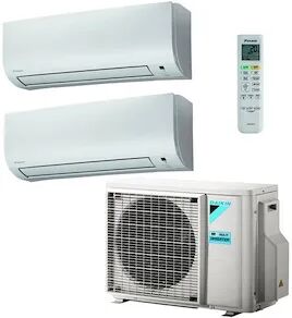 Daikin Condizionatore Dualsplit Serie Perfera 7000+9000 Btu Codice Prod: Ftxm20a+ftxm25a+2mxm40a9