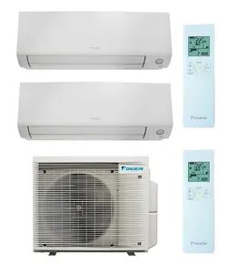 Daikin Condizionatore Dualsplit Serie Perfera 9000+12000 Btu Codice Prod: Ftxm25a+ftxm35a+2mxm40a9