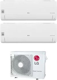 LG Condizionatore Dualsplit Libero Smart 9000+12000 Btu Wifi Codice Prod: S09(12)Et.Nsjs Mu2r15.U13