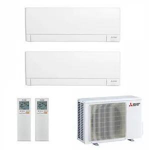 Mitsubishi Condizionatore Dualsplit Inverter  12000+ 15000 Btu Wi-Fi Plus Codice Prod: Msz-Ay35(42)Vgkp Mxz-3f54vf4