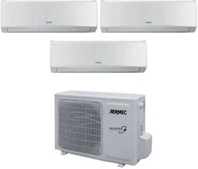 Aermec Condizionatore Trialsplit Serie Slg 9000+12000+12000 Btu Codice Prod: Slg250w+slg(2)350w+mlg630