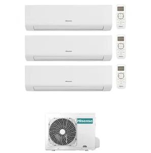 Hisense Condizionatore Trialsplit Serie Energy Ultra 9000 + 12000 + 12000 Btu Codice Prod: Ke2535(2)Mr01g 3am62u4rja