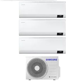 Samsung Condizionatore Trialsplit Con Purificatore Serie Cebu Wi-Fi 9000+9000+9000 Btu Codice Prod: Ar09(09)(09)Txfyawkneu Aj052tx