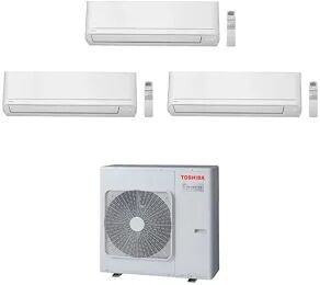 Toshiba New Seiya Condizionatore Trialsplit 13000+13000+16000 Btu Bianco