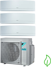 Daikin Condizionatore Trialsplit Serie Emura Ftxj20mw Ftxj35mw Ftxj35mw 3mxm52m 7000 12000 12000