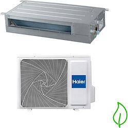 HAIER Condizionatore Canalizzato 24000 Btu Ad71s2sm3fa+1u71s2sr2fa+comando Yr-E17