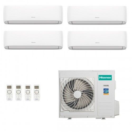 Hisense Quadri Split Hi Comfort 7+7+7+12 4AMW81U4RJC CF20YR04G CF20YR04G CF20YR04G CF35MR04G Climatizzatore R-32 WiFi