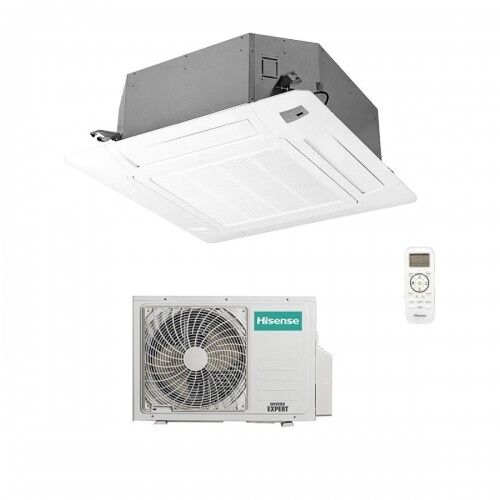 Hisense Mono Split Cassetta 90x90 24000 Btu ACT71UR4RJC8 AUW71U4RJ7 Super Climatizzatore Monofase 220 v R-32 WiFi Opz