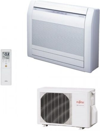 Fujitsu Mono Split 9000 Btu Pavimento AGYG09KVCA AOYG09KVCA Condizionatore Serie KV 2.5 kW R-32 Bianco WiFi Opzionale