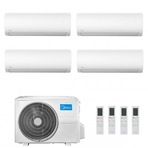 Midea Quadri Split 9+12+12+12 Btu Xtreme Pro WF M4O-36FN8-Q MSAGBU-09HRFN8 + 3x MSAGBU-12HRFN8 Condizionatore R-32 WiFi