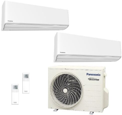 Panasonic Dual Split 7+12 CU-2Z41TBE CS-Z20ZKEW CS-Z35ZKEW Condizionatore 2.0+3.5 kW Serie Z Etherea Bianco WiFi R-32