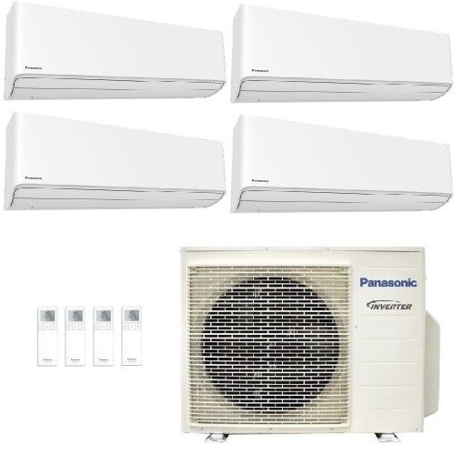 Panasonic Quadri Split 9+9+9+15 CU-4Z80TBE CS-Z25ZKEW CS-Z25ZKEW CS-Z25ZKEW CS-Z42ZKEW Condizionatore 2.5+2.5+2.5+4.2 kW Bianco